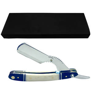 Maquinilla de afeitar con mango de hueso de hoja afilada más vendida, maquinillas de afeitar rectas para Barba - Product Image 1