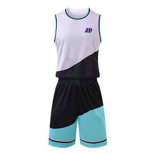 Uniforme de Baloncesto de Alto Rendimiento para Tallas Grandes, Conjunto Deportivo con Tela de Secado Rápido, Ligero, Opciones de Color Personalizadas para Equipos - Product Image 1