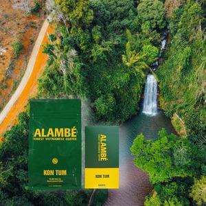 รสหวานอันเป็นเอกลักษณ์ชวนให้นึกถึงคาราเมลรสหวาน alambe Kon Tum กาแฟคั่วทั้งหมด230กรัมทำในเวียดนาม Kafei - Product Image 3