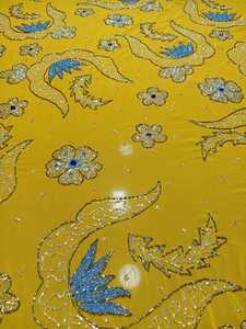 3D bordado a mano con cuentas tela elegante fiesta vestidos de graduación de talla grande playa silueta patrón decoración Formal musulmán - Product Image 5