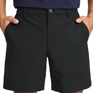 Shorts décontractés en sergé pour hommes, shorts chino à devant plat extensibles pour l'été, les activités de plein air, le port quotidien et les occasions décontractées de travail - Product Image 3