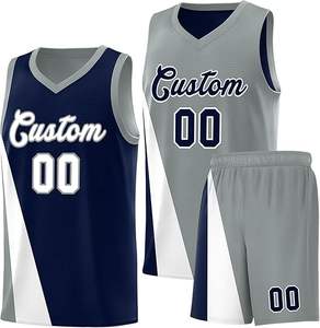 Ensemble de shorts de basket-ball respirants réversibles, design léger à double couche, séchage rapide, antibactérien pour l'entraînement - Product Image 4