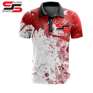 Venta al por mayor personalizado 100% tela de poliéster bordado logotipo Polo camiseta hombres impreso liso Golf Polo camiseta para Unisex - Product Image 6