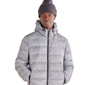 Chaqueta de plumón de hombre ecológica de fabricación personalizada | Aislamiento sostenible, ropa de invierno urbana con estilo - Product Image 1