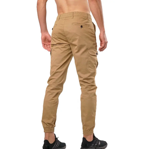 Pantalons cargo personnalisés de haute qualité pour hommes OEM ODM Pantalons utilitaires tactiques d'extérieur décontractés avec tissu en toile multi-poches - Product Image 2