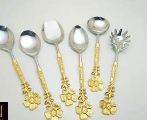 Ensemble de couverts ensemble de couverts en vaisselle de salle à manger Top vente en acier inoxydable en métal de haute qualité disponible en mariage personnalisé moderne - Product Image 3