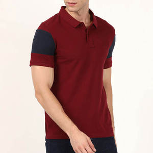 T-shirts polo en coton polyester respirant de haute qualité T-shirts polo uni pour hommes avec LOGO Polo pour hommes imprimé de logo personnalisé - Product Image 3