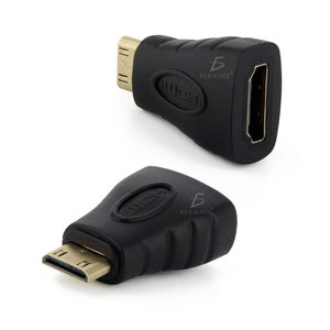 Nuovo Adattatore Mini HDMI Maschio a HDMI Femmina per Collegamento Desktop o Laptop a LED con Protezione OTP - Product Image 1