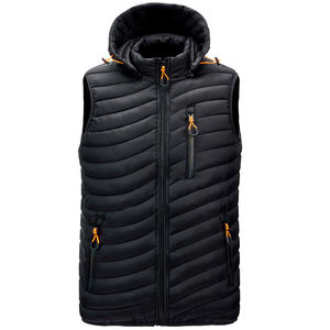 2024/25 invierno al aire libre Unisex sin mangas brillante burbuja Puffer chaleco personalizado utilidad capucha estilo High Street proceso recubierto OEM - Product Image 1