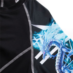 Bjj-Protector de compresión de manga larga Unisex, personalizado, sublimación, corte Delgado - Product Image 5