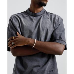 เสื้อยืดทรงบ็อกซี่ รุ่น Essential สีซีดแบบดิสเทรส ผ้าฝ้าย 100% ระบายอากาศได้ดี กันยับ มีให้เลือก 240 กรัม 280 กรัม 300 กรัม ผ้าเจอร์ซีย์ ผ้าเทอร์รี่ ใหม่ - Product Image 6