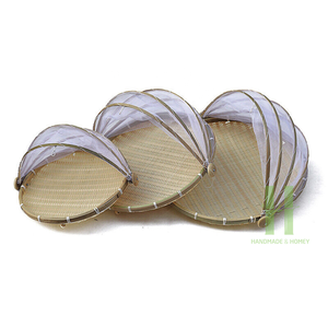 ตะกร้าเก็บอาหารสไตล์โบโฮตะกร้าสานจากหญ้าทะเลสำหรับตกแต่งโต๊ะบรรจุภัณฑ์ผลิตจากเวียดนาม - Product Image 4