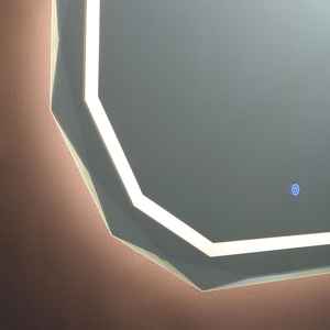 Espejo LED de 90x70 con Borde Facetado e Iluminación LED - Product Image 3