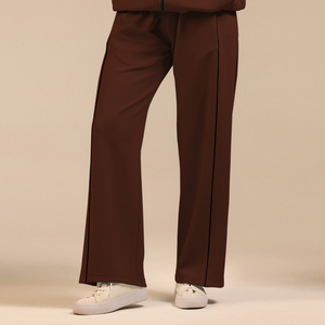 Pantalones Deportivos Holgados de Cintura Alta para Mujer, Primavera 2026, con Bolsillos, Pierna Recta, Leggings Casuales - Product Image 1