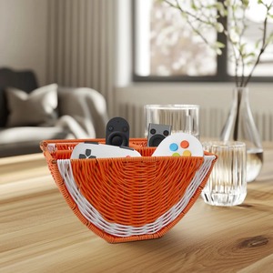 Cesta de Mimbre Sintético con Diseño de Frutas, Cestas de Almacenamiento Hechas a Mano, Mimbre Natural, Estilo Moderno, Hecho en Vietnam - Product Image 6