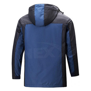 Chaqueta Cortavientos con Capucha para Hombre, Estilo Urbano, Diseño con Letras, Impermeable, Ecológica, de Nailon/Poliéster, Colores y Logotipo Personalizables - Product Image 3