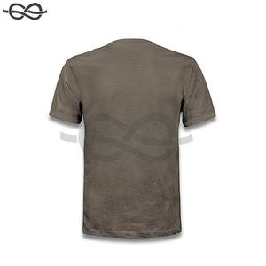 305g coton lourd T-shirt hommes marque à la mode couleur unie à manches courtes ample décontracté goutte épaule haut - Product Image 2
