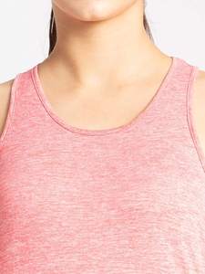 Top corto para mujer, camisetas lisas para mujer, camiseta recortada de algodón, camiseta sin mangas acanalada rosa para mujer - Product Image 4