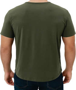 เสื้อยืดลูกเรือสำหรับผู้ชายเสื้อยืดปักโลโก้เสื้อ100% โพลีเอสเตอร์ลำลองแขนสั้นระบายอากาศได้ดีแห้งเร็วคุณภาพระดับพรีเมียม200g - Product Image 5