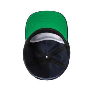 Gorra de recuerdo clásica Sombrerería de algodón azul marino Elegante Ligero Cómodo Sombrero de 5 paneles Cierre Snapback Mid Crown Adventure Gear - Product Image 4