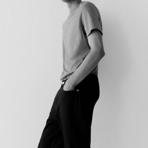 Camisetas al por mayor hombres deportes manga corta poliéster algodón de gran tamaño liso en blanco camiseta - Product Image 2