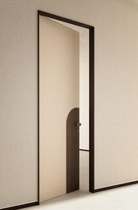 Puerta de Entrada Interior de WPC de Lujo, Personalizada, de un Solo Panel, para Casas de Diseño en Arabia Saudita, Material Compuesto Impermeable para Baño - Product Image 4