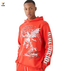 Conjunto de Sudadera con Capucha y Pantalones de Chándal de Algodón 100% Pesado Personalizado para Hombre, Talla Grande, de 2 Piezas, para Invierno - Product Image 2