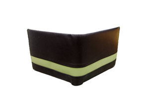 Venta caliente Bi-fold RFID Bloqueo Cuero genuino Hombres Delgado Diseño minimalista Bordado Tarjeta corta abierta Poliéster bohemio - Product Image 5