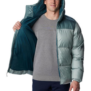 Chaqueta acolchada ligera de moda para hombres Cierre de cremallera cálido transpirable que ofrece servicio OEM/ODM de marca personalizada para ropa de invierno - Product Image 4