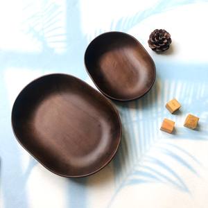 Vente en gros de table à manger bol à fruits décoratif couleur chocolat bol de forme ovale pour salade, fruits, collation, aliments frits, etc. - Product Image 3