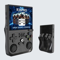 R36 PRO Écran IPS 3,5 pouces R36S Lecteur vidéo de jeu portable avec 20000 jeux intégrés 64 Go 128 Go Console de jeu rétro portable