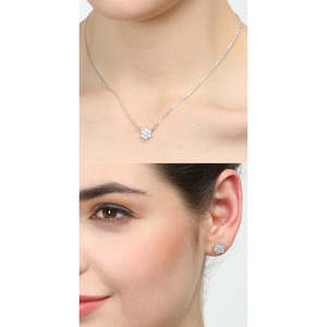 Compre en Línea Conjuntos de Pendientes de Plata de Ley 925 de Primera Calidad para Bodas - Product Image 6