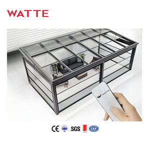 أنظمة أسقف قابلة للسحق من الزجاج العازل للحرارة في الحديقة الخارجية لغرف الشمس - Product Image 1