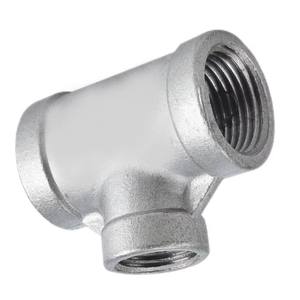 Conexión en T de Acero Inoxidable 316 de Alta Calidad de 1 Pulgada, Extremos Hembra, Superficie Lisa, OEM Personalizable, Flexible para Sistemas de Agua - Product Image 4