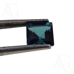 Piedras preciosas sueltas de 1mm, 2mm, 3mm, 4mm, 5mm, diminutas facetadas cuadradas de turmalina azul de indicolita Natural para la fabricación de joyas - Product Image 3