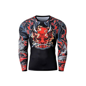 Rashguard à compression personnalisé de haute qualité Rashguard mma Rashguard à grappling - Product Image 6