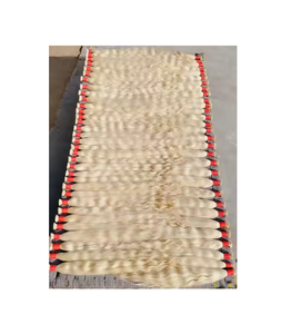 ผมสีบลอนด์ที่มีเนื้อเรียบเนียนทำจากผมชาวอินเดียปลายหนาเต็ม - Product Image 2