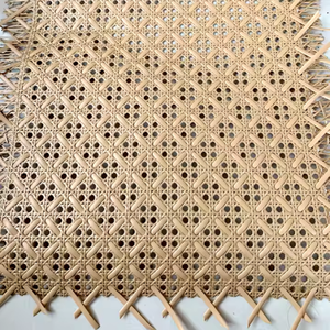 Vente chaude Synthétique Rotin Canne Sangle Tissé PE En Plastique Polyéthylène Coton Papier Matériel Gris Teinture Rotin Cane Sangle Rouleau - Product Image 6