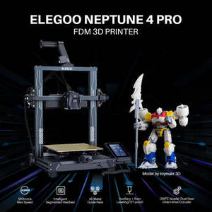 สำหรับเครื่องพิมพ์เรซิ่น 3 มิติ ELEGOO Neptune 4 Pro แบบ FDM พร้อมหน้าจอ LCD สำหรับใช้งานในอุตสาหกรรมและที่บ้าน เครื่องพิมพ์ฉลากและบัตร - Product Image 3