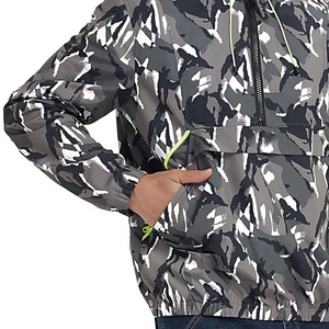 Custom Sublimation Waterproof Rain <b>Jacket</b> Polyester Nylon High Quality Full Zip Softshell <b>Track</b> Windbreaker <b>Jacket</b> <b>Men</b> - Product Image 3