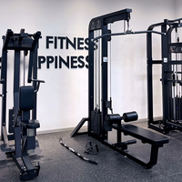 BN Health Club Fitness Club Functional Training Gym Athletic Training Center Lat Pulldown Low Row Machine
