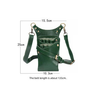 Nueva bolsa de tijeras de moda, Kit de estilista de pelo, bolsa cruzada de peluquero, bolsa de maquillaje para mascotas de Color sólido - Product Image 6