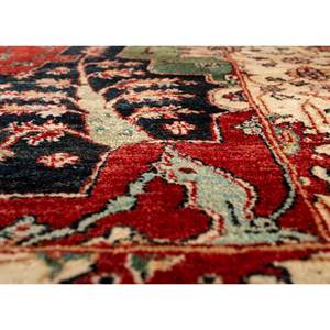 Tapis en laine noués à la main Aalam, motif floral et abstrait rouge et orange, pour la maison, 9x12 rectangulaire - pour salon, chambre à coucher, Pae-5508 - Product Image 3