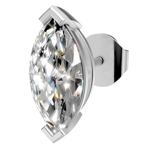 Aretes Solitarios de Moissanita con Certificación IGI, 4 Quilates, Oro Sólido de 14k, Chapado en Oro de 18k, para Mujer, Compromiso, Aniversario - Product Image 5