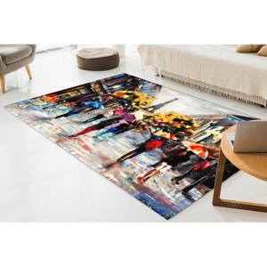 Tapis imprimé Eiffel Lover Gift - Design romantique de Paris, tapis doux non tissé - Product Image 4