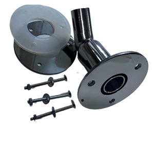 WEBASTO Quick Cargo Chrome 24mm Borgoña Brida de escape Equipo de estacionamiento - Product Image 1