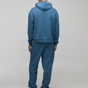 Nueva llegada de alta calidad de 2 piezas conjuntos de chándal en bajo MOQ/venta al por mayor a granel último diseño su propio logotipo impreso hombres chándales - Product Image 3