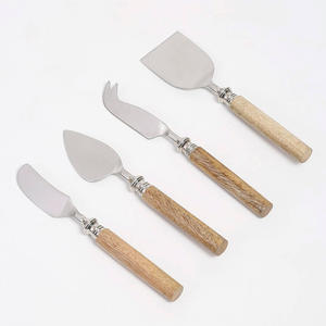 Home and Kitchen Cheese Knife Tool <b>Set</b> Stainless Steel Hot Sell 3pcs Christmas Space Silver Party Travel <b>Metal</b> for Camping - Product Image 3