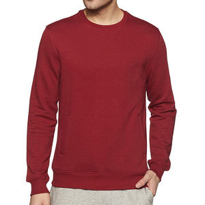 2025 Vente chaude en vrac personnalisé 100% coton polaire ras du cou sweats unis teints fournisseur de vêtements d'hiver de haute qualité - Product Image 1
