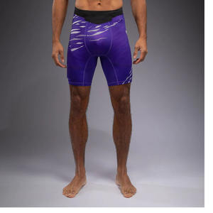 Short d'entraînement pour hommes de haute qualité Short de fitness pour hommes avec ceinture élastique et motif imprimé - Product Image 2